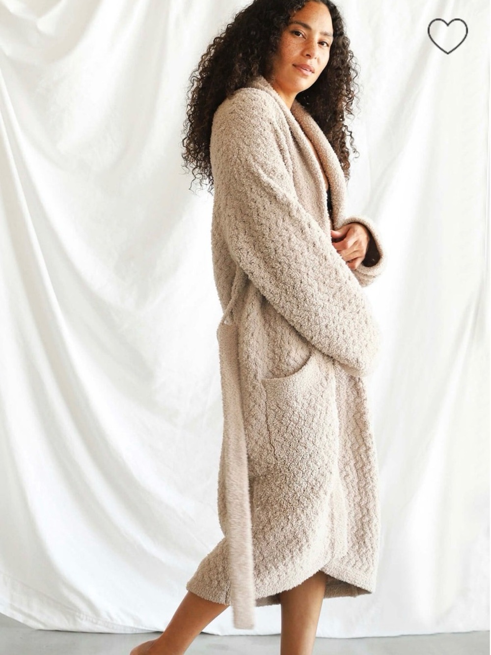 Sunday Citizen Snug Waffle Robe Taupe
